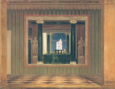 View in the Thermal Spring of the Castle Charlottenhof by Carl Daniel Freydanck